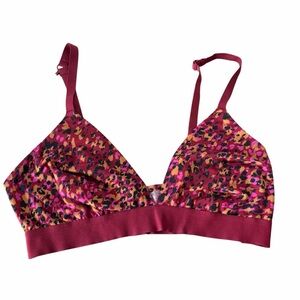 Women’s Athleta Multicolor Leopard Print Bra – Size M